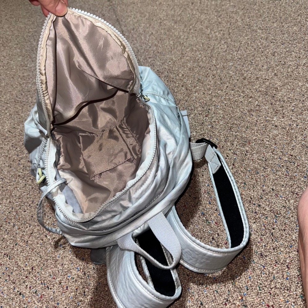 Kipling City Pack Small Backpack Metallic Silver … - image 4